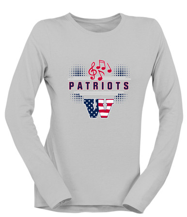 Wootton Patriots Band # 3 Women's LS T-Shirt