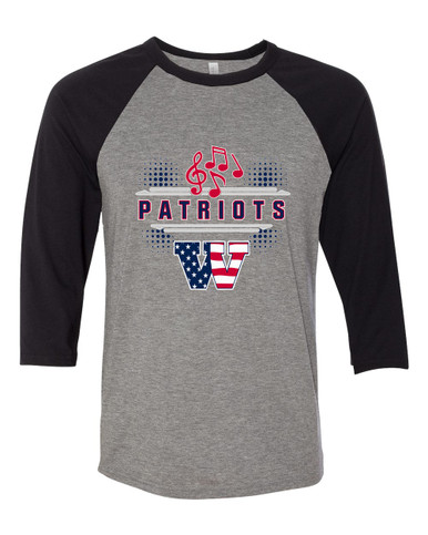 Wootton Patriots Band # 3 Women's Baseball T-Shirt