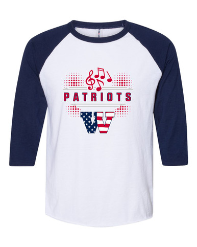 Wootton Patriots Band # 3 Men's Baseball T-Shirt
