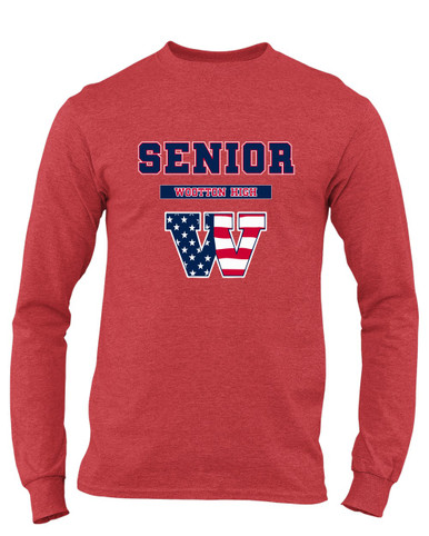 Wootton Patriots Senior #2 Men's Premium LS T-Shirt