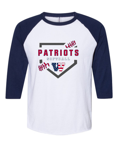 Wootton Patriots Softball #2 Women's Baseball T-Shirt