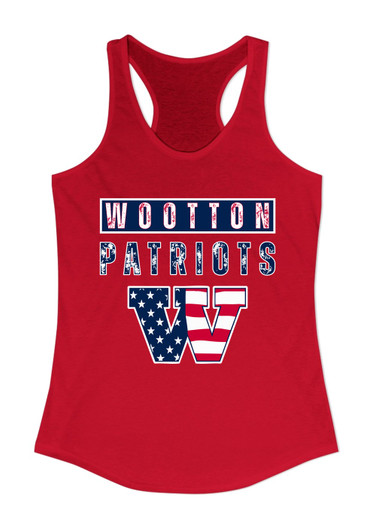 Wootton Patriots Mascot #9 Women's Tank Top