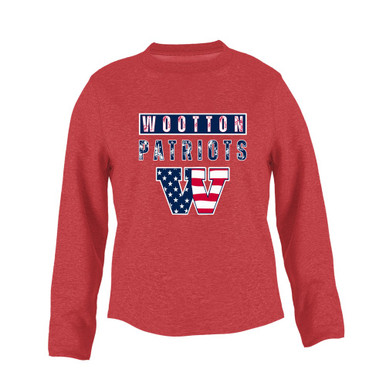 Wootton Patriots Mascot #9 Women's Sweatshirt