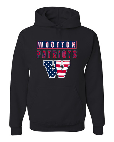 Wootton Patriots Mascot #9 Men's Premium Hoodie