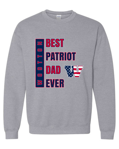 Wootton Patriots Best Patriot Dad Men's Sweatshirt
