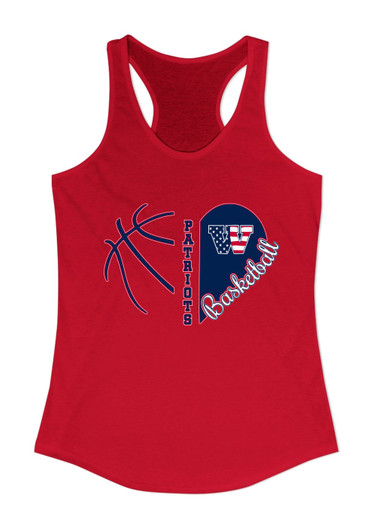Wootton Patriots Heart Basketball Women's Tank Top