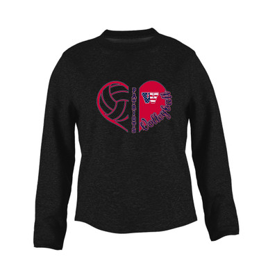 Wootton Patriots Heart Volleyball Women's Sweatshirt