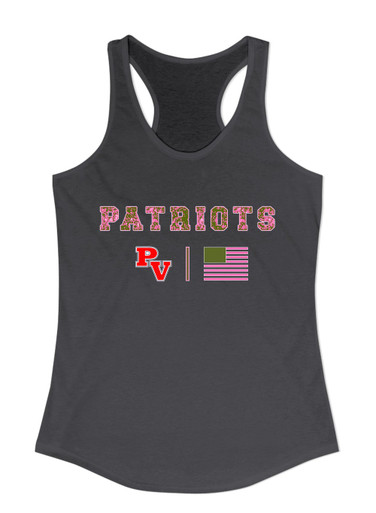 Park View Patriots Pink Camo Flag Women's Tank Top