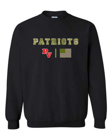 Park View Patriots Camo Flag Men's Sweatshirt