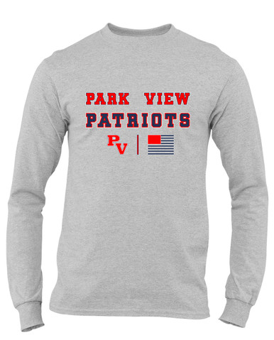 Park View Patriots Spirit Flag Men's Premium LS T-Shirt