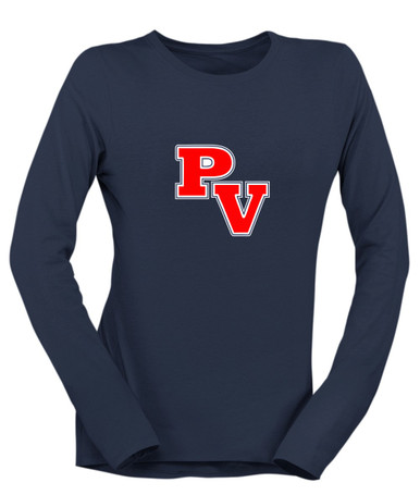 Park View Patriots Mascot #1 Women's LS T-Shirt