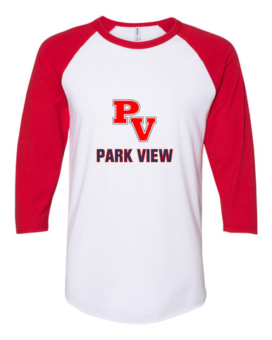 Park View Patriots Mascot #2 Women's Baseball T-Shirt