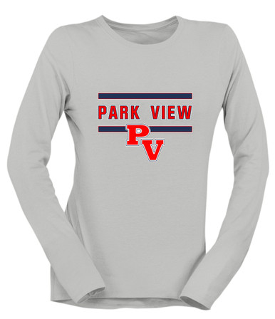 Park View Patriots Mascot #4 Women's Premium LS T-Shirt