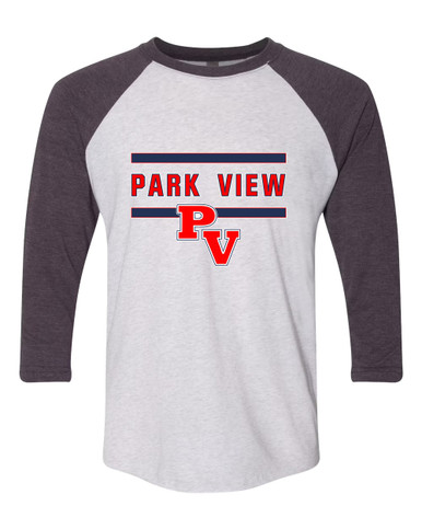 Park View Patriots Mascot #4 Men's Baseball T-Shirt