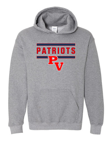 Park View Patriots Mascot #5 Men's Hoodie
