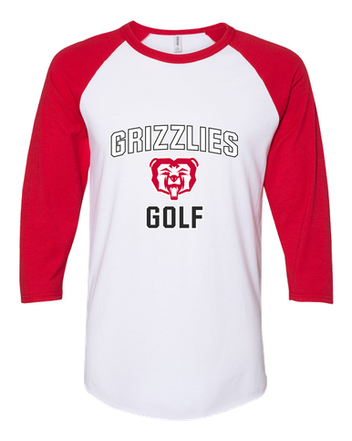 McMinnville Grizzlies Golf Women's Baseball T-Shirt