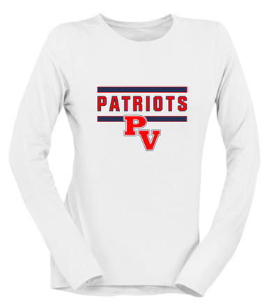 Park View Patriots Mascot #5 Women's Premium LS T-Shirt