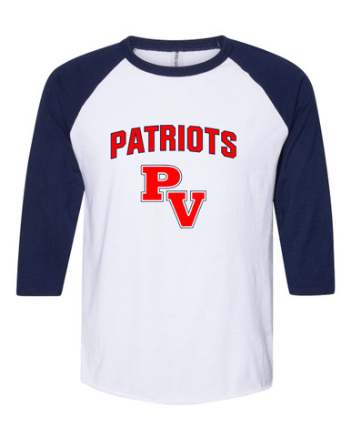 Park View Patriots Mascot #6 Women's Baseball T-Shirt