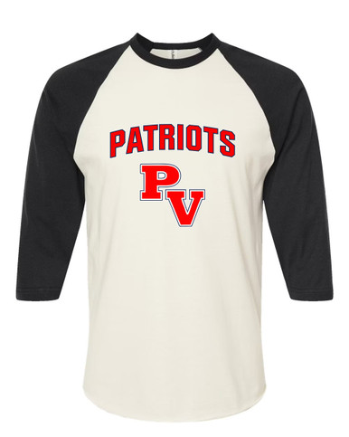 Park View Patriots Mascot #6 Men's Baseball T-Shirt