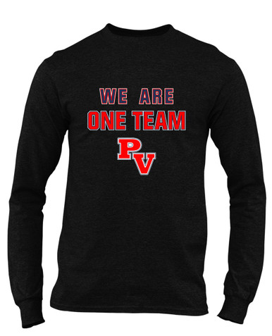 Park View Patriots We Are One Team Men's LS T-Shirt
