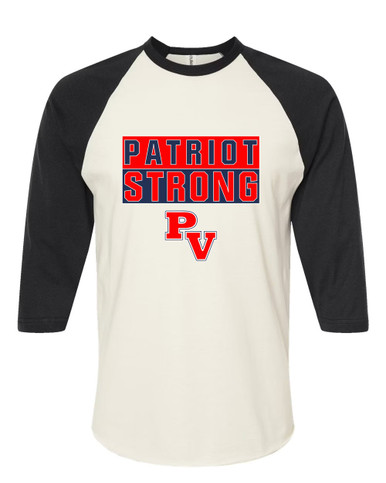 Park View Patriots Strong #1 Women's Baseball T-Shirt