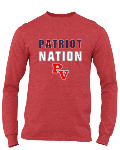 Park View Patriots Nation #2 Men's LS T-Shirt