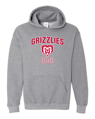 McMinnville Grizzlies Dad Men's Hoodie