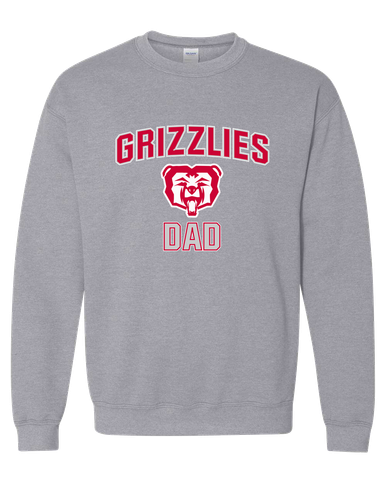 McMinnville Grizzlies Dad Men's Sweatshirt