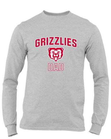 McMinnville Grizzlies Dad Men's LS T-Shirt