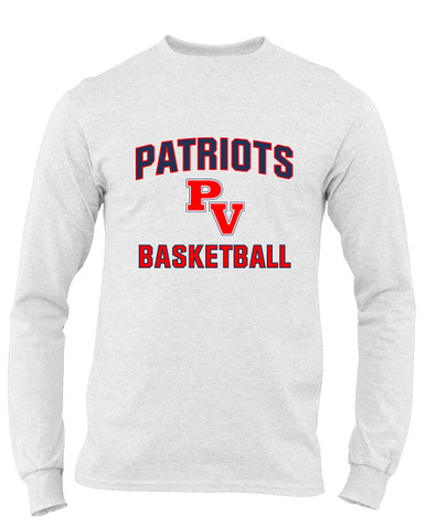 Park View Patriots Basketball #1 Men's LS T-Shirt