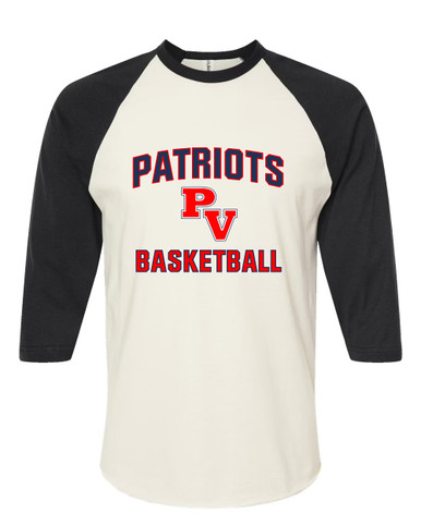 Park View Patriots Basketball #1 Men's Baseball T-Shirt