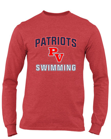 Park View Patriots Swimming Men's LS T-Shirt