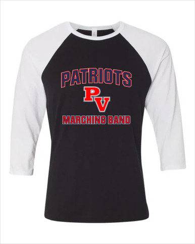 Park View Patriots Marching Band Men's Baseball T-Shirt