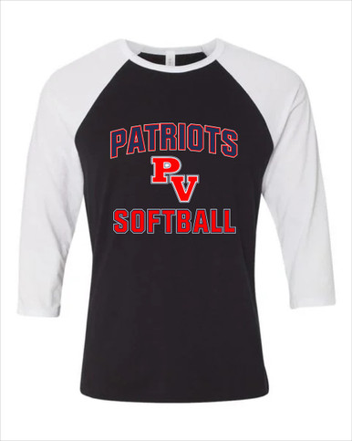 Park View Patriots Softball #1 Women's Baseball T-Shirt