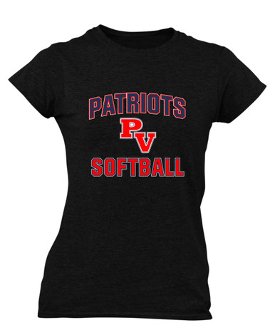 Park View Patriots Softball #1 Women's Premium SS T-Shirt