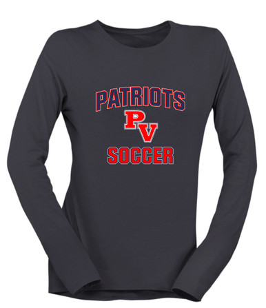 Park View Patriots Soccer #1 Women's Premium LS T-Shirt