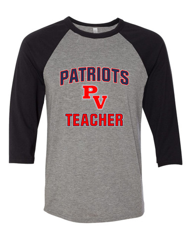 Park View Patriots Teacher Women's Baseball T-Shirt
