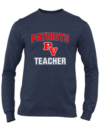 Park View Patriots Teacher Men's LS T-Shirt