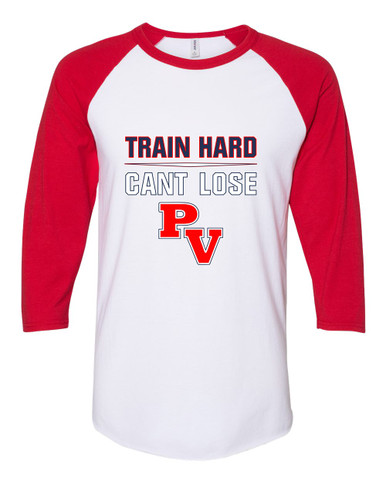 Park View Patriots Train Hard, Can't Lose Women's Baseball T-Shirt