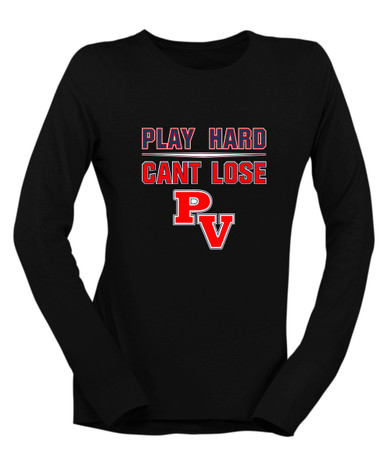 Park View Patriots Play Hard, Can't Lose Women's Premium LS T-Shirt