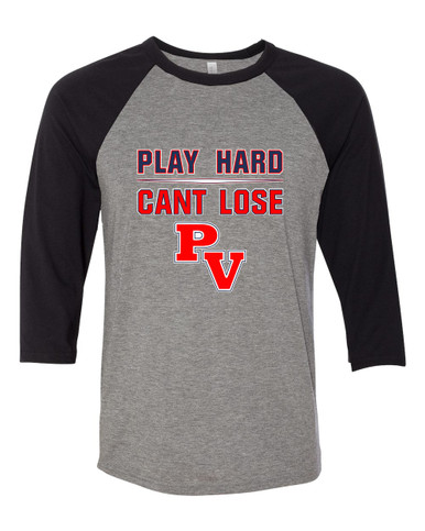 Park View Patriots Play Hard, Can't Lose Men's Baseball T-Shirt