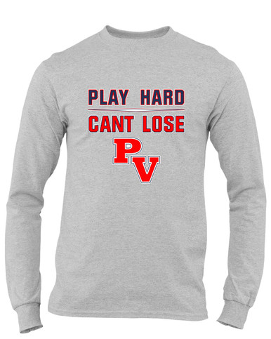 Park View Patriots Play Hard, Can't Lose Men's LS T-Shirt