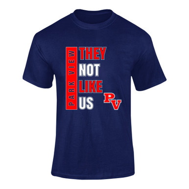 Park View Patriots They Not Like Us #1 Men's Premium SS T-Shirt