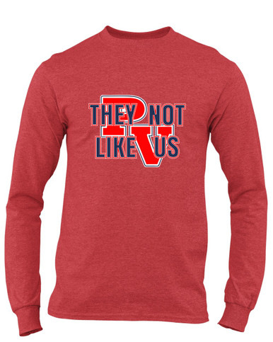 Park View Patriots They Not Like Us #2 Men's LS T-Shirt