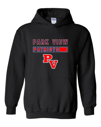 Park View Patriots Mascot #7 Men's Hoodie