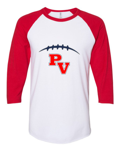 Park View Patriots Football #2 Women's Baseball T-Shirt