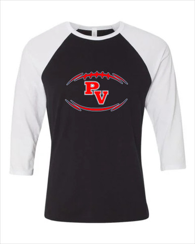 Park View Patriots Football #3 Women's Baseball T-Shirt