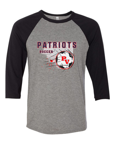 Park View Patriots Soccer #2 Women's Baseball T-Shirt