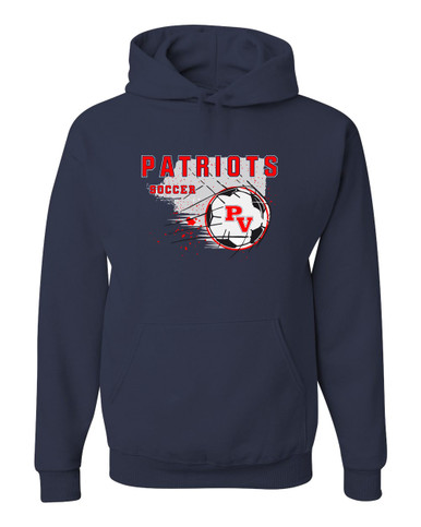 Park View Patriots Soccer #2 Men's Premium Hoodie