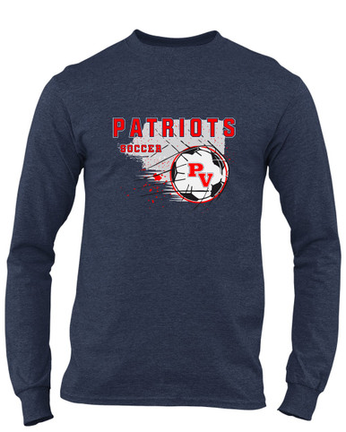 Park View Patriots Soccer #2 Men's Premium LS T-Shirt